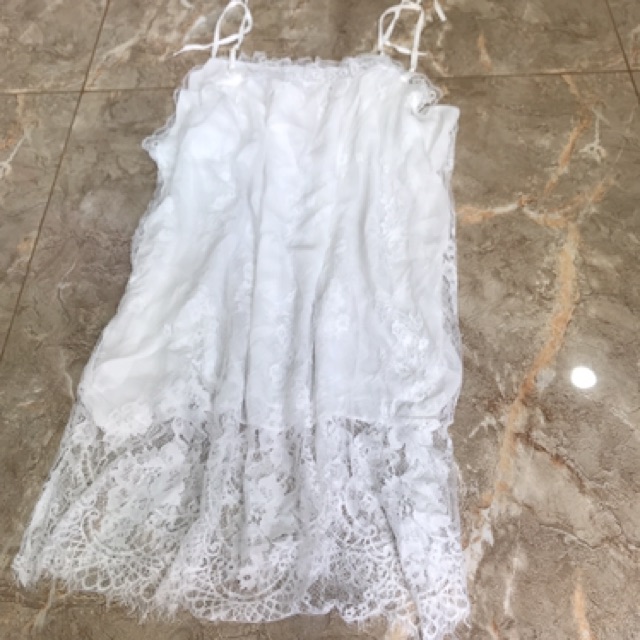 [TẶNG QUẦN CHIP] Đầm Ngủ, Váy Ngủ Ren Hai Dây Sexy | BigBuy360 - bigbuy360.vn