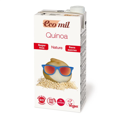 Sữa diêm mạch quinoa hữu cơ không đường Ecomil 1L