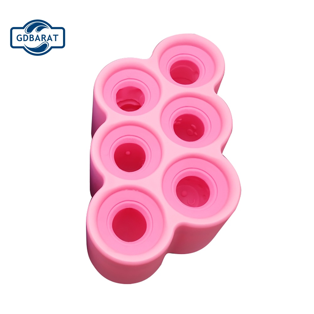 Khuôn Silicone Làm Bánh 6 Ngăn Tiện Dụng