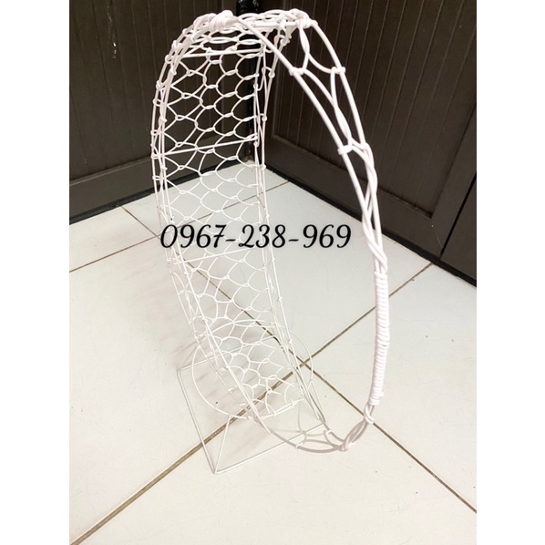 Giỏ cắm hoa, giỏ vầng Trăng đẹp, cắm hoa tươi,hoa giả quà tặng