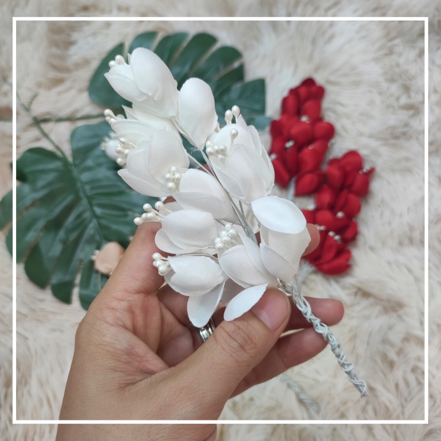 Hoa vải cài áo cao cấp hàng handmade siêu đẹp dùng Trang trí áo dài, đầm kiểu siêu đẹp !