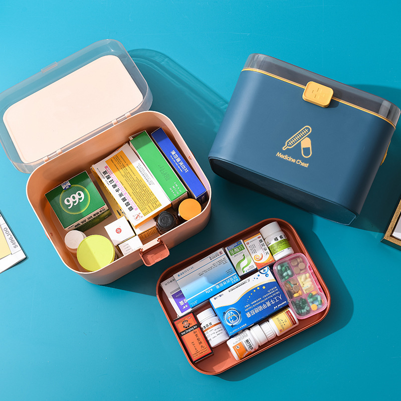 Multi-layer medical storage box with a lot of capacity