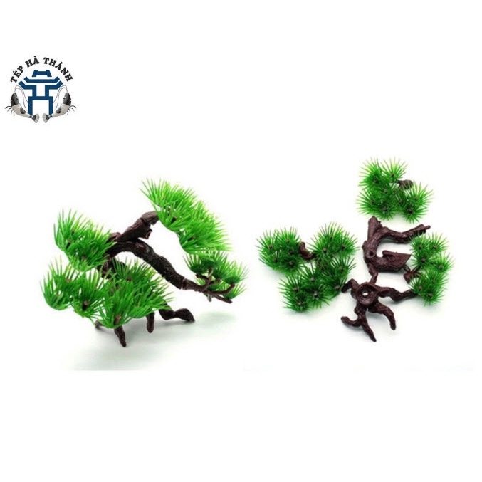 Cây Nhựa Dáng Bonsai Trang Trí Bể Cá Cảnh