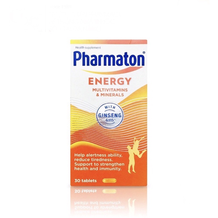 [ Hàng Chính Hãng ] Pharmaton viên uống bồi bổ, tăng cường sức khoẻ - Hộp 30 viên