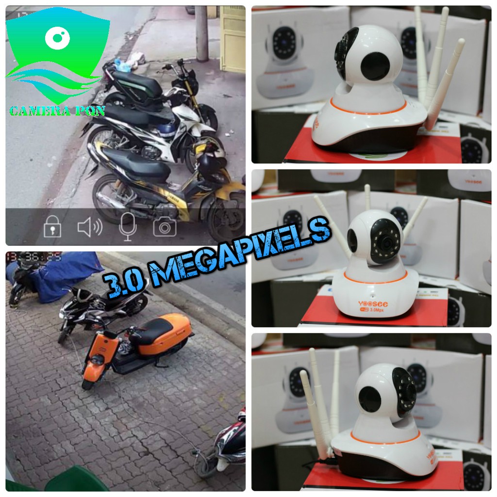 Camera Yoosee 3 Râu 3.0 megapixel combo thẻ nhớ 64GB + 32GB | BigBuy360 - bigbuy360.vn