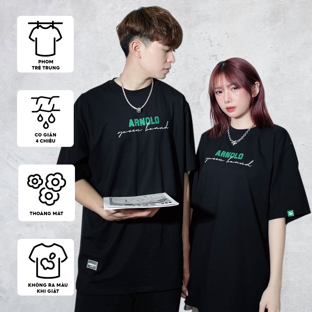 Áo thun nam nữ ARNOLD, Form Rộng Tay Lỡ Unisex - Tee Arnold vải cotton 4 chiều