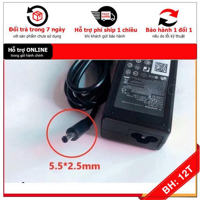 [BH12TH] 💖 Sạc Dell 19.5V – 3.34A – 65W chân kim to (Adapter Dell ZIN)