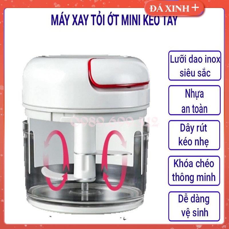 MÁY XAY TỎI - ỚT CẦM TAY MINI TIỆN DỤNG