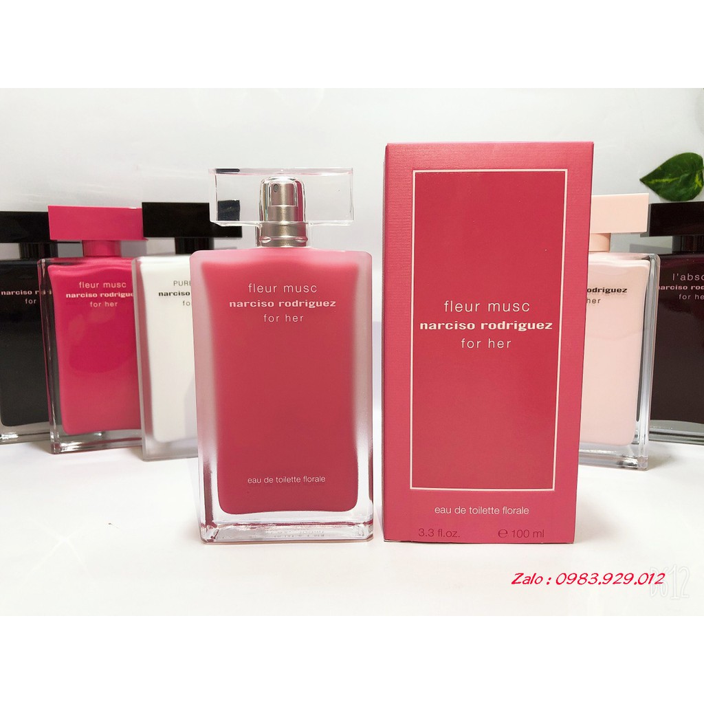 [Mẫu thử 2,5,10ml] Nước hoa Narciso Rodriguez Fleur Musc EDT Florale