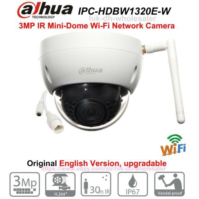 Camera Dome IP 3MP Dahua IPC-HDBW1320EP-W ( Bảo Hành 24T )