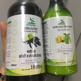 Combo gội 500 và xả 300ml Sorana