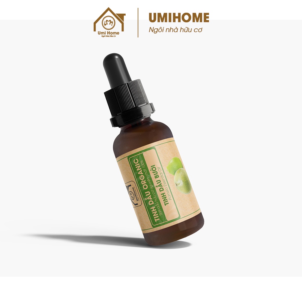 Tinh dầu thơm phòng bưởi hữu cơ UMIHOME nguyên chất hương thơm thư thái giúp dưỡng tóc và kích mọc tóc