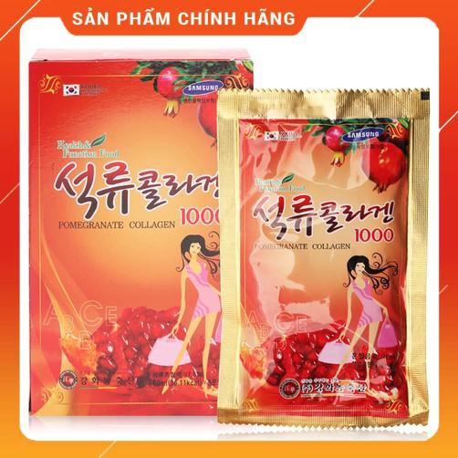 [ Giá Sỉ ] Nước Ép Lựu Collagen Hàn Quốc, Hộp 30 gói