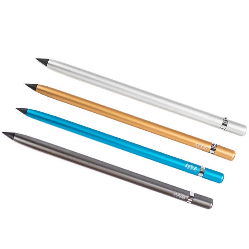 Bút Chì Không Mực Thiết Kế Nhỏ Gọn Bằng Kim Loại Phong Cách Sáng Tạo