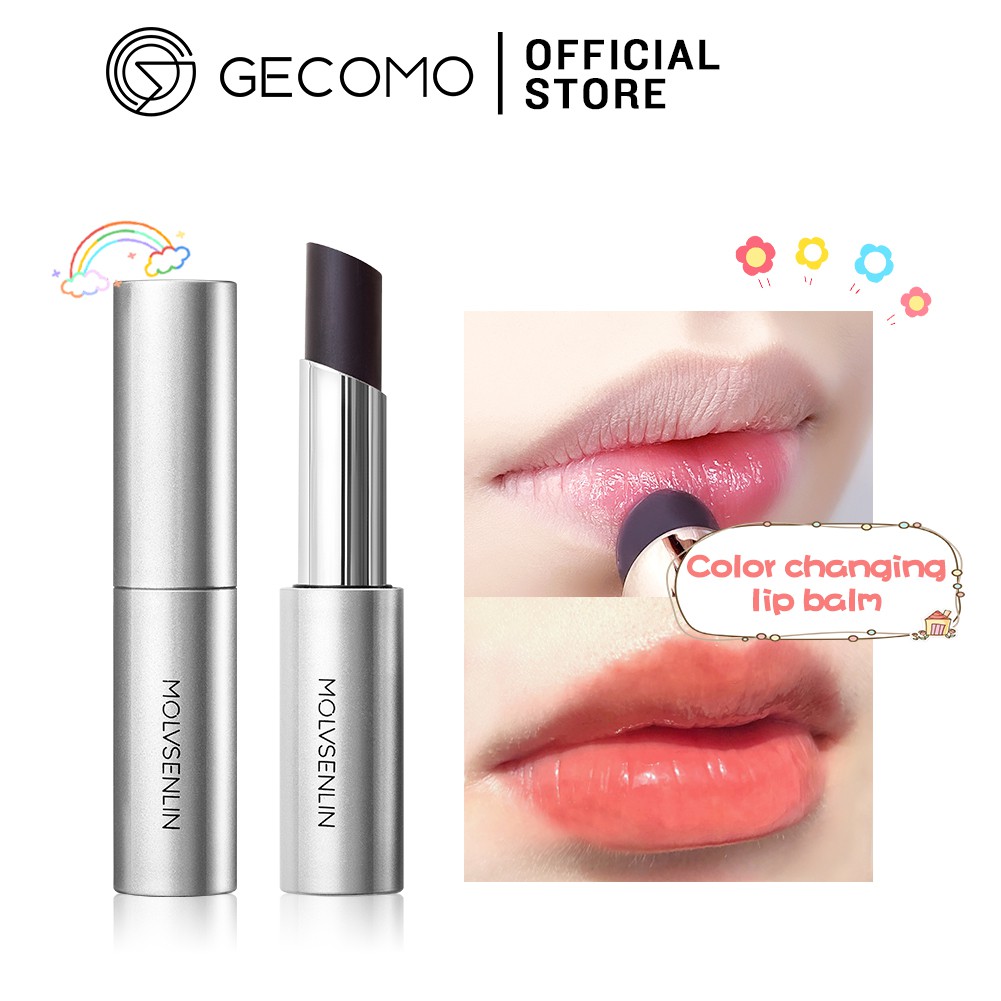 Son Môi GECOMO Dưỡng Ẩm Chống Nước Thay Đổi Màu Sắc Độc Đáo