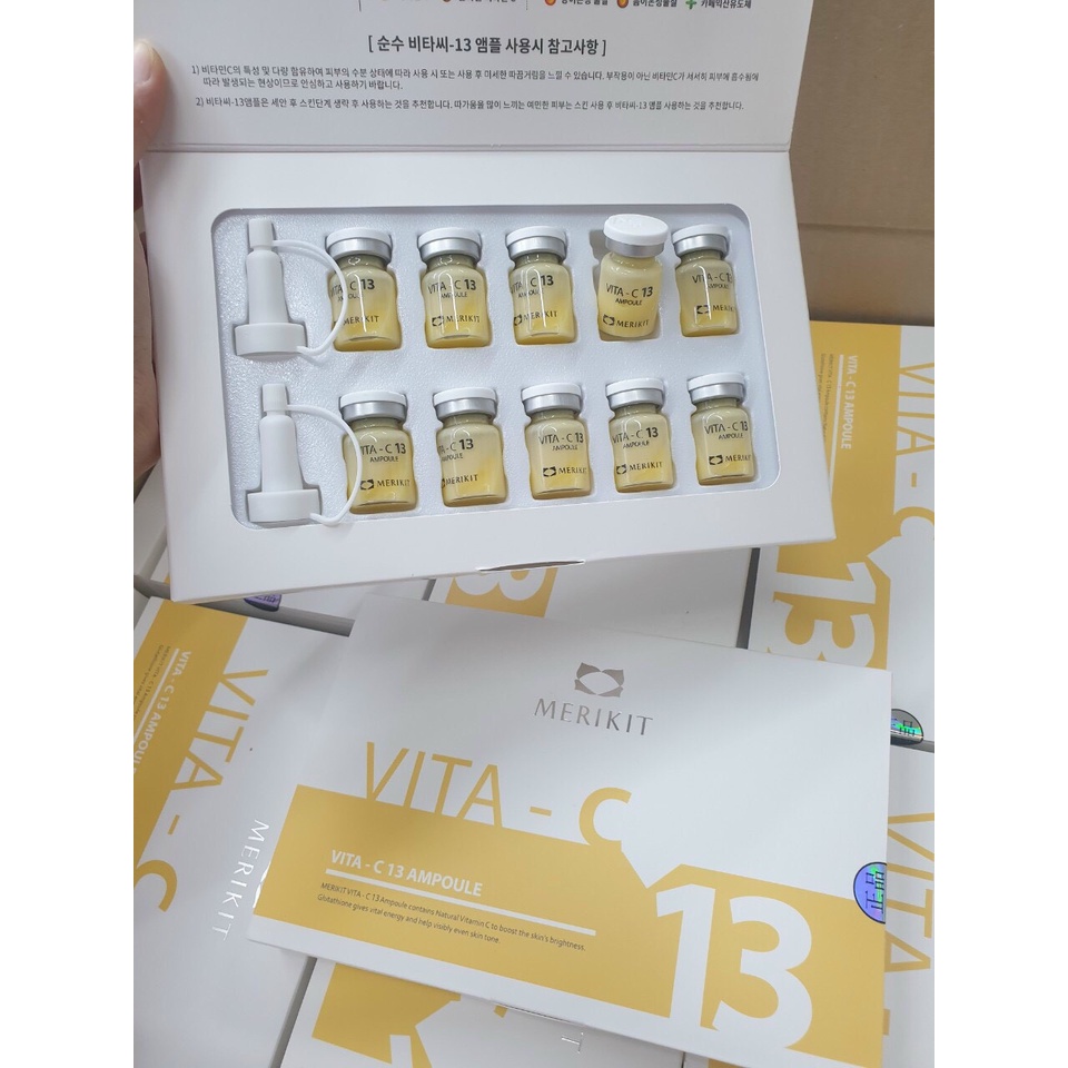 Tinh Chất Cô Đặc Mờ Nám Tàn Nhang Làm Sáng Da Chống Lão Hoá Vita-C 13 Ampoule