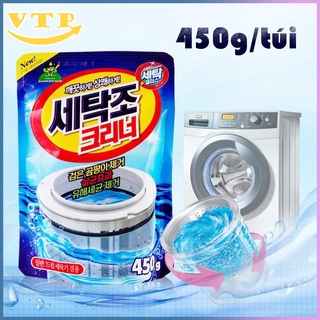 Combo 3 gói bột tẩy lồng máy giặt hàn quốc 450gr