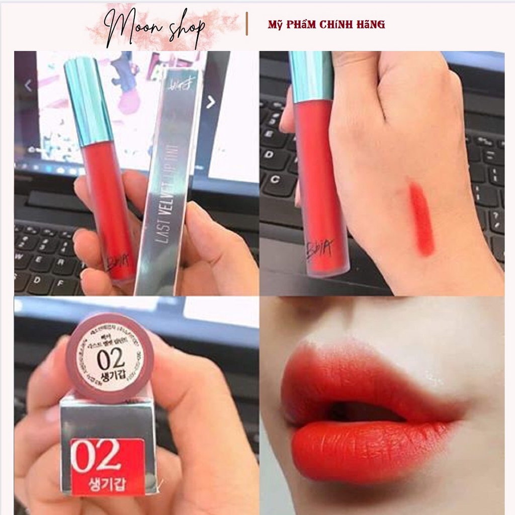 Son Kem Lì Bbia 02 Đỏ Cam, Son Bbia 02 Extra Bounce