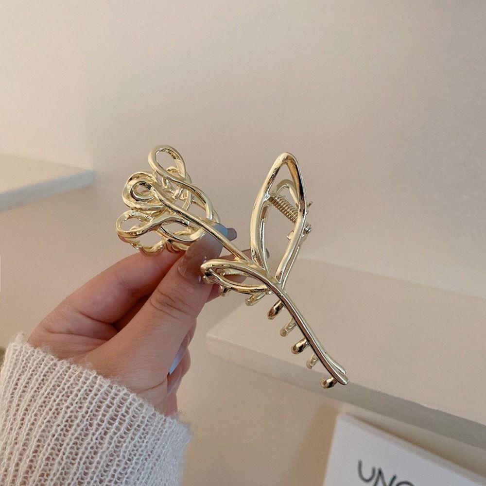 Kẹp Tóc Hoa Hồng Thiết Kế Sáng Tạo Ngọt Ngào|Kẹp Tóc Hình Cá Mập Thiết Kế Hình Học Độc Đáo|Kẹp Tóc Thiết Kế Xinh Xắn Thời Trang Cho Nữ