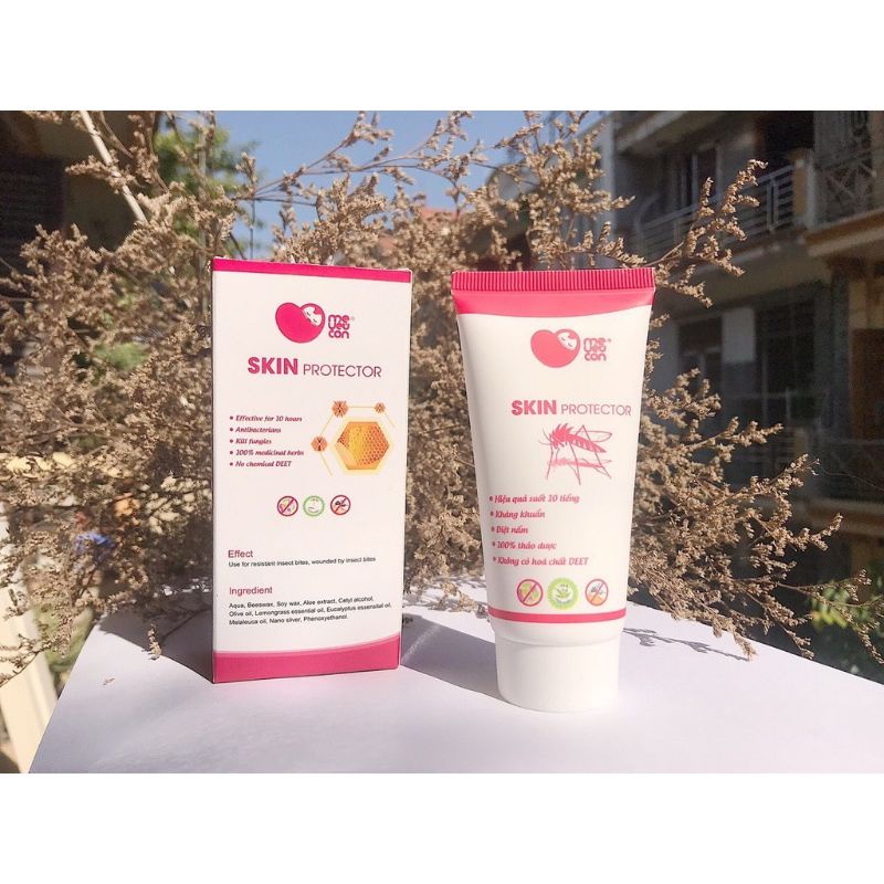 Kem bôi muỗi đốt cho bé, xua muỗi SKIN PROTECTOR 50g.bảo vệ bé khỏi muỗi đốt, thành phần thảo dược - Soleilshop