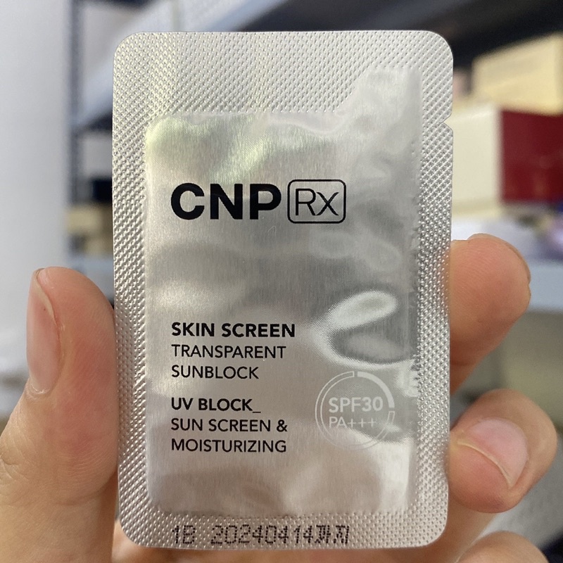 Combo 10 gói kem chống nắng không màu CNP RX SPF30+/PA++++