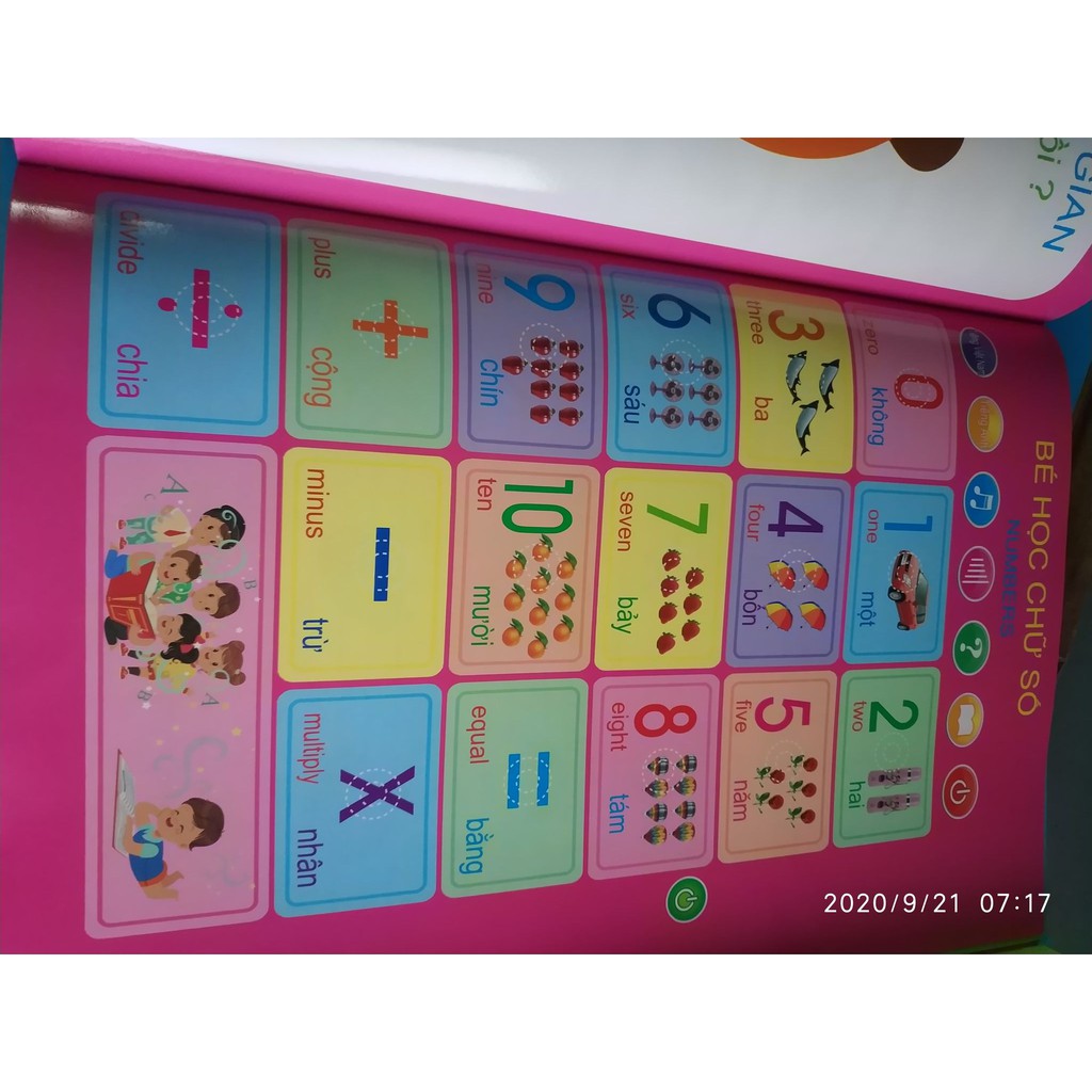 [Mã LIFETOYS1 giảm 30K đơn 99K] Sách điện tử song ngữ thông minh cho bé