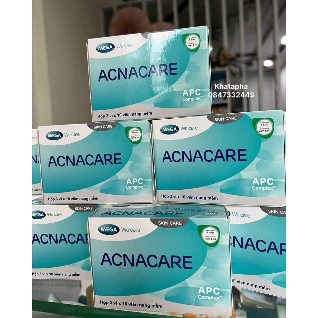ACNACARE - Ngừa mụn, kiềm dầu cho cả nam và nữ/ date T6/2024