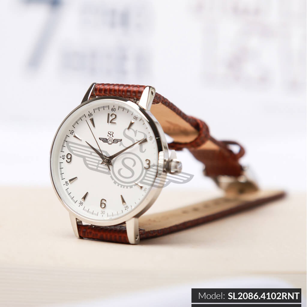 Đồng hồ đôi mặt kính sapphire SRWATCH SR2086.4102RNT chống trầy, chống nước 5ATM bảo hành 12 tháng quốc tế