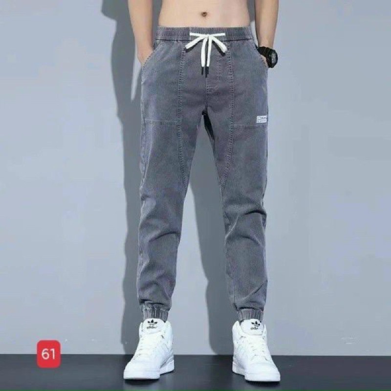 Quần Jean Jogger Nam Lưng Thun Cao Cấp Chất Đẹp Co Giãn Thoải Mái