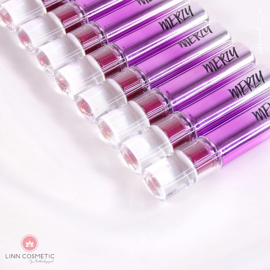 Son Tint Bóng Siêu Lì, Cho Đôi Môi Căng Mọng Merzy Aurora Dewy Tint | BigBuy360 - bigbuy360.vn