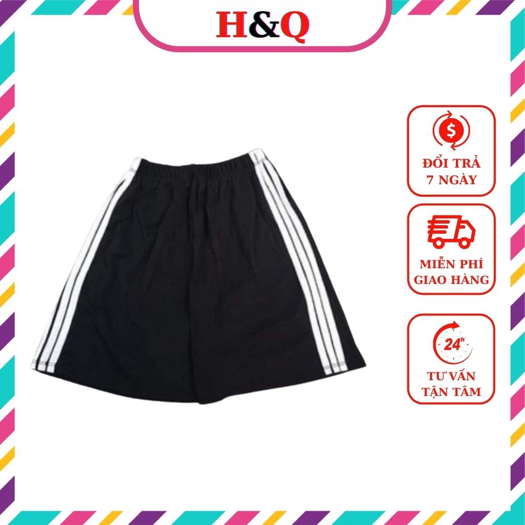 Quần short đùi ba sọc unisex nữ siêu rẻ Ulzzang _ Huyền Quang