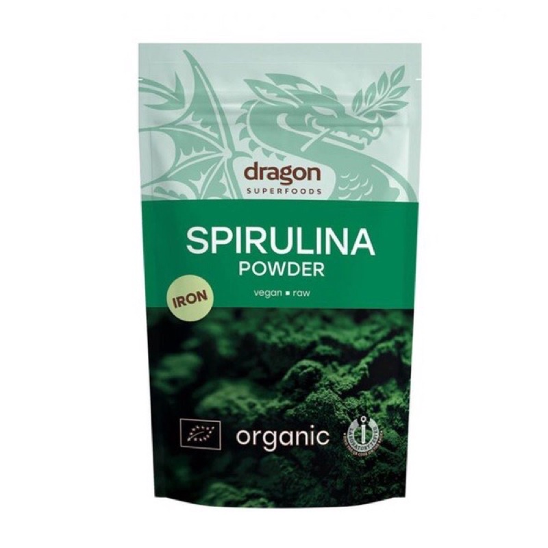 Bột tảo spirulina hữu cơ Dragon 200g