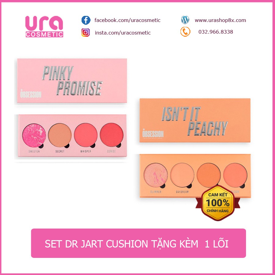 Phấn Má 4 Ô Revolution Pinky Promise Palette