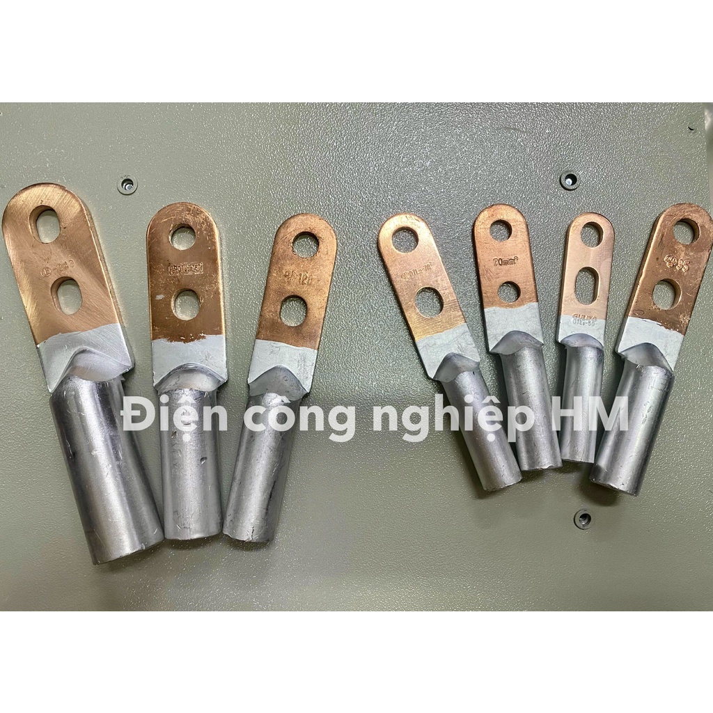 Đầu Cốt Cos đồng nhôm xử lý dài 2 lỗ 120mm~240mm