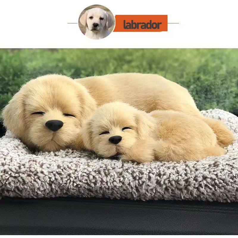 Túi Than Tre Hoạt Tính Khử Mùi Hình Chú Chó Bông Xinh Xắn Cho Xe Hơi