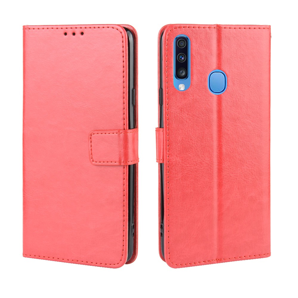 Bao da điện thoại màu trơn thanh lịch cho Samsung Galaxy A20S A 20S A207