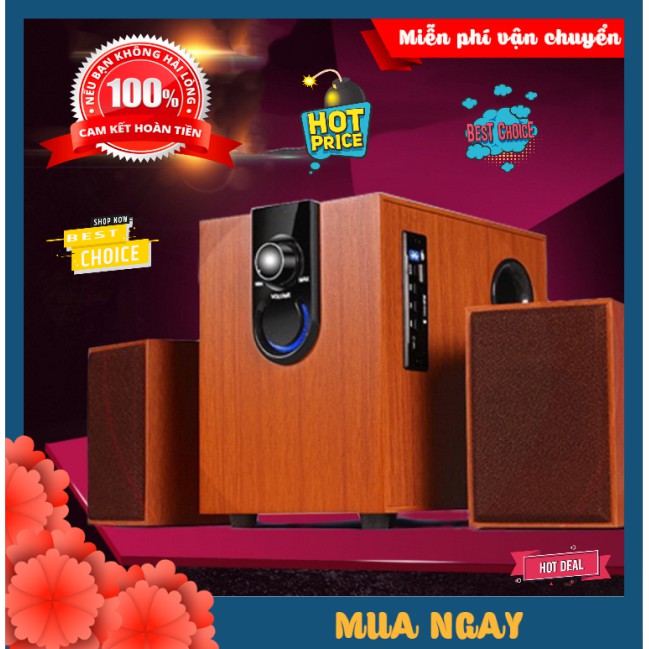 Loa Vi Tính Bluetooth Cao Cấp PE300 Super Bass Pro New 2020 Siêu Trầm, Âm Bass Cực Mạnh Nghe EDM Siêu Hay