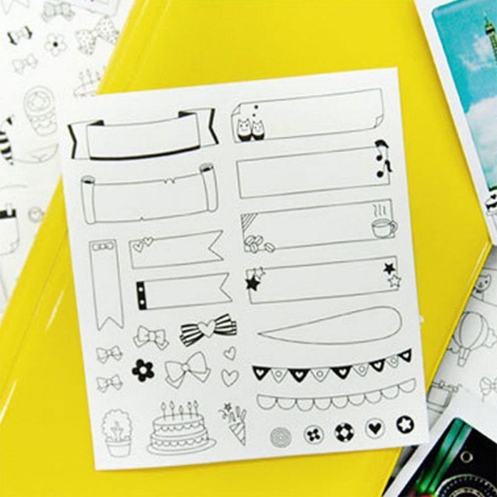 Sticker Giấy Dán Trang Trí Sổ Lưu Niệm Cho Bé