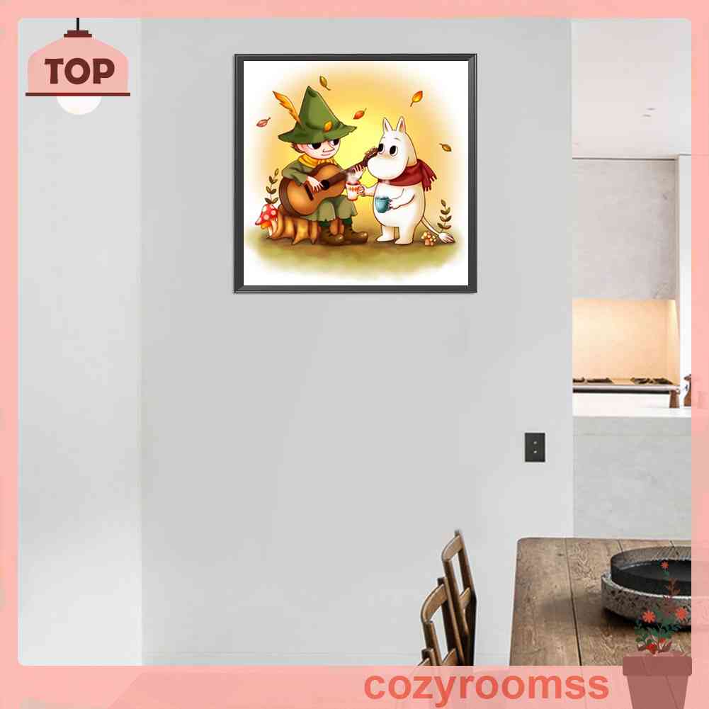 Tranh Đính Đá Kim Cương Toàn Bộ 5D DIY Hình Vẽ Tranh Vẽ Đá Tròn