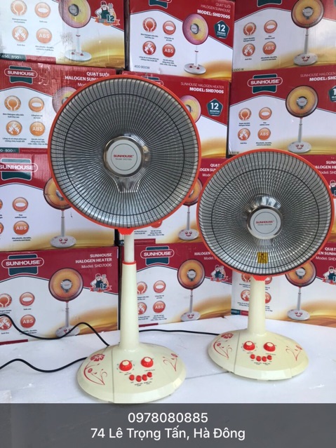 Quạt sưởi halogen SUNHOUSE SHD7006