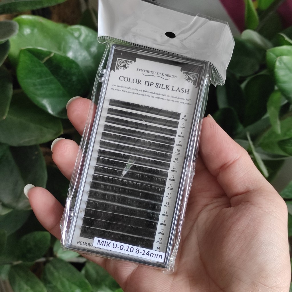 Mi Mix Hiệu Color tip silk Lash C-CC-D-U 0.07-0.10-0.12