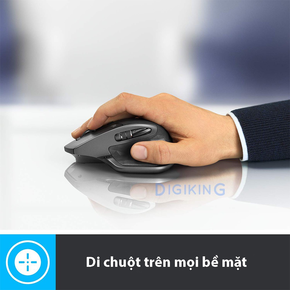 Chuột không dây Logitech MX Master 2S wiless bluetooth cho gaming, văn phòng