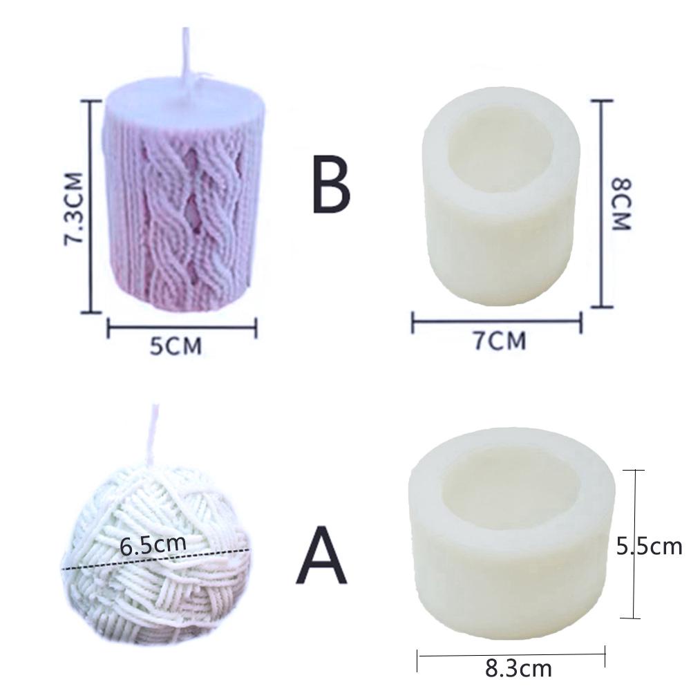 Khuôn Silicone Làm Nến / Sô Cô La Thủ Công DIY