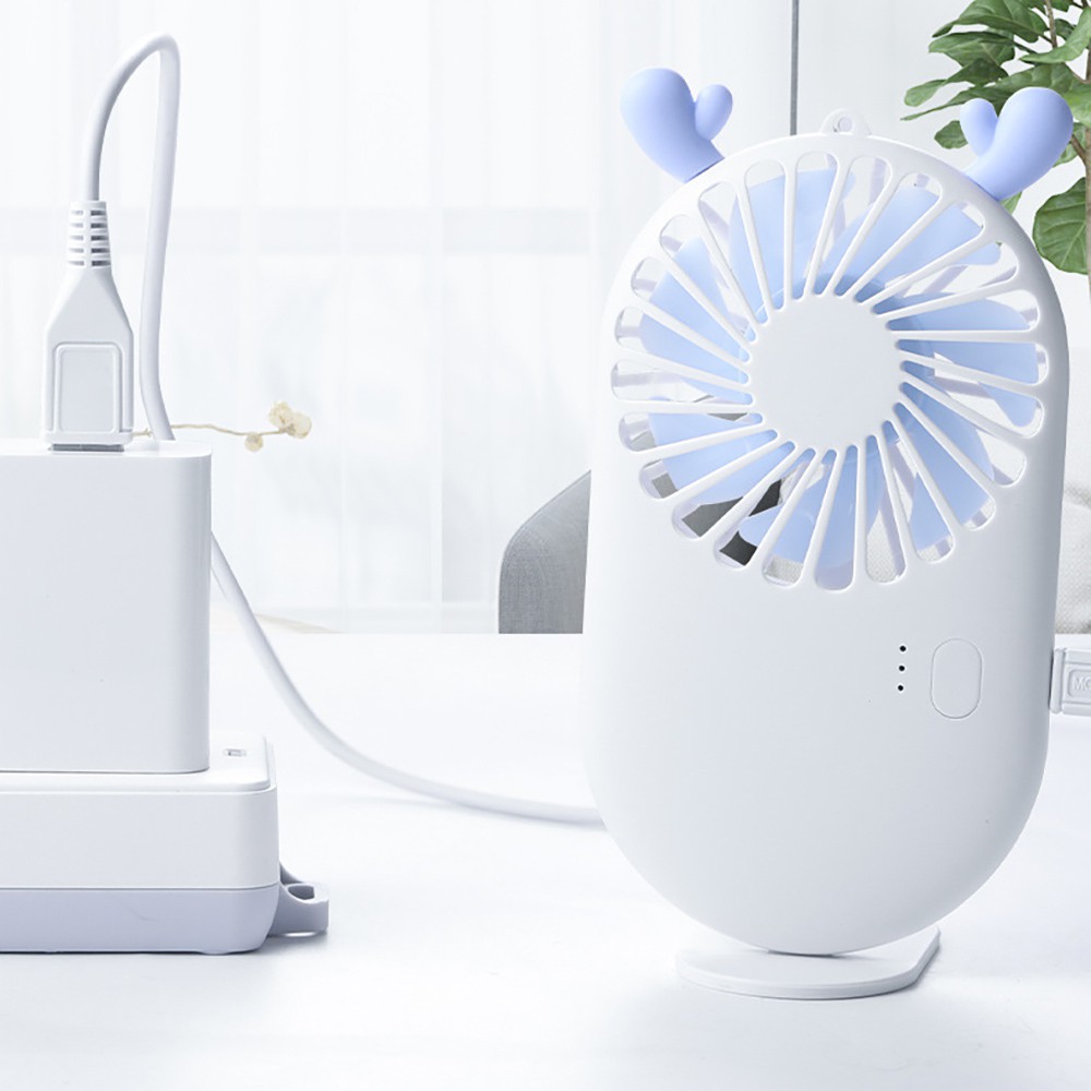 Quạt cầm tay Mini Summer Fan siêu dễ thương với 3 chế độ gió tích hợp pin 800mAh | BigBuy360 - bigbuy360.vn