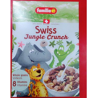 Ngũ cốc Familia vị sôcôla, vani mật ong hình thú hộp 250g