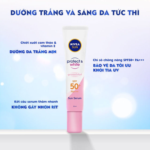 Tinh chất chống nắng và trắng da tức thì Nivea SFP50+ PA+++ (30ml) - 86014