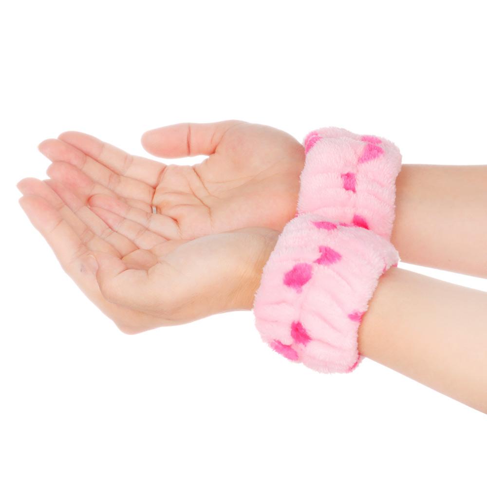 Osier1 Vòng Tay Rửa Mặt Màu Trắng Vải Sợi Nhỏ Mềm Mại Thấm Hút Tốt Dùng Khi Tập Yoga Chạy Bộ Cho Nữ