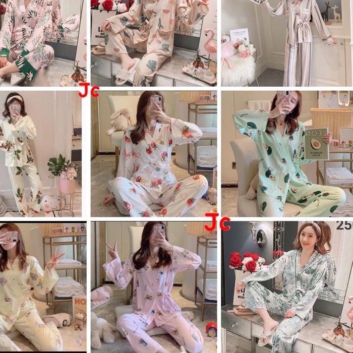 Bộ Đồ Ngủ Kimono Nhập Khẩu PP Nhập Khẩu Cho Nữ