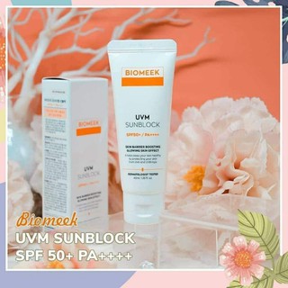 Kem chống nắng tế bào gốc Biomeek nâng tone da nhạy cảm 40ml