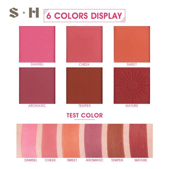 Bảng phấn má 6 ô IMAGIC siêu đẹp | BigBuy360 - bigbuy360.vn